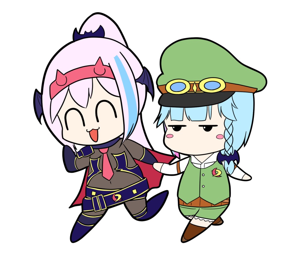 女幹部＆軍曹アクリルキーホルダー
