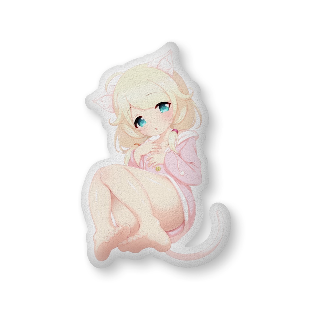 🐈🌸猫耳こずえふかふかクッション🌸🐈