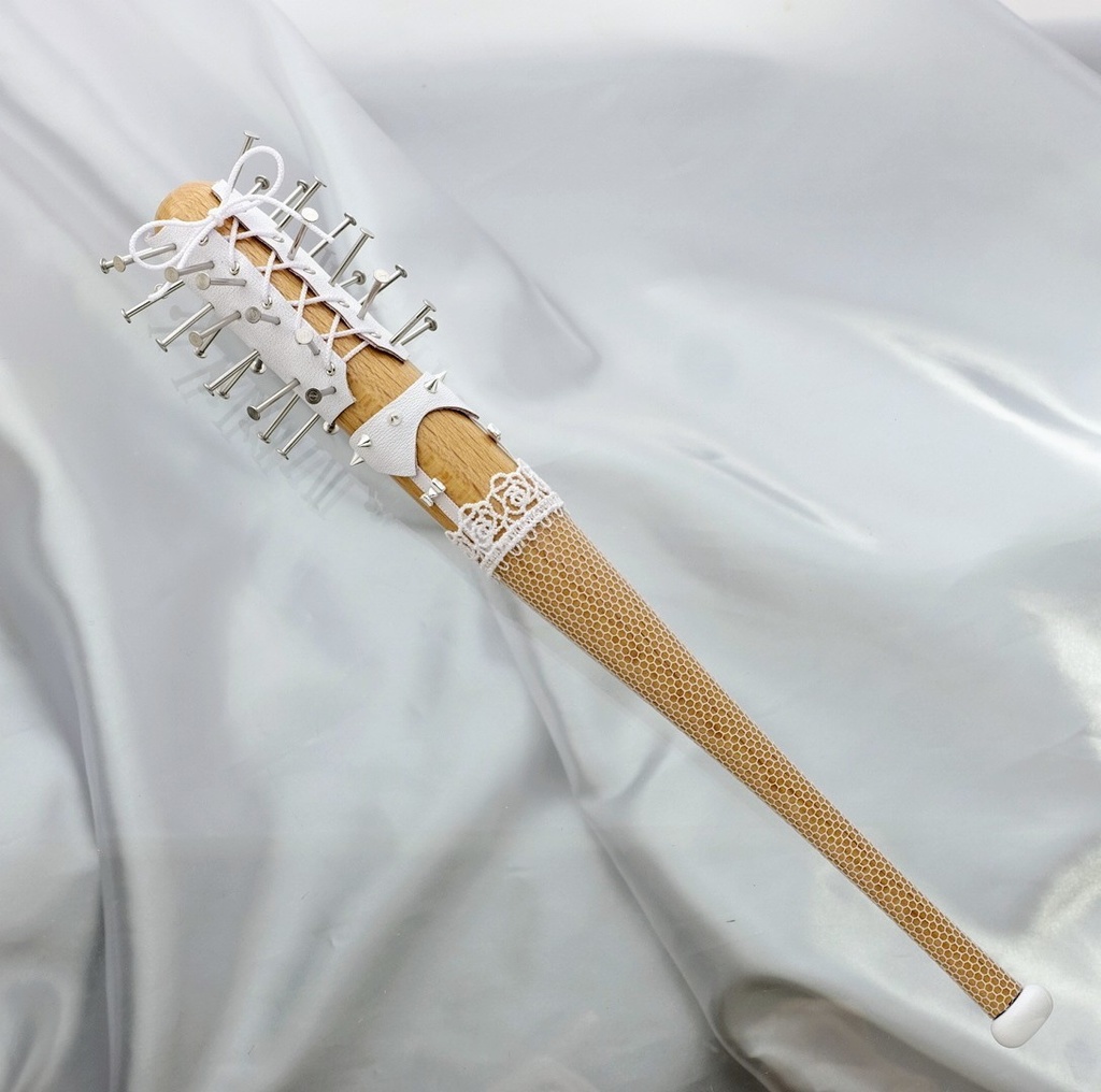 24cm・フローラル釘バット【ハードコア】