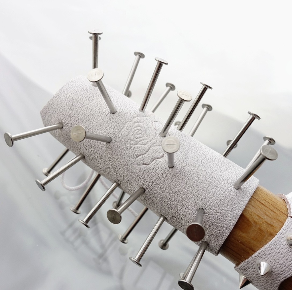 24cm・フローラル釘バット【ハードコア】