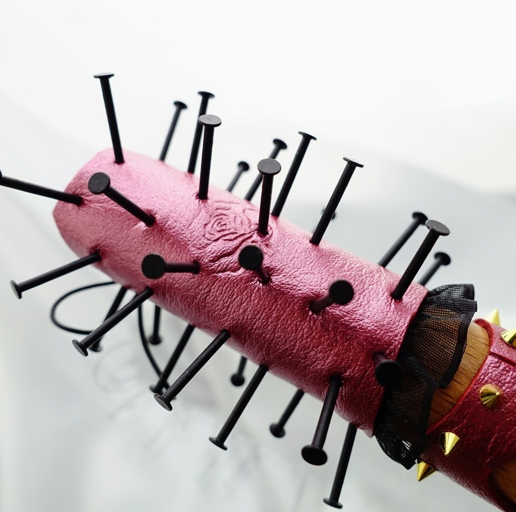 24cm・フローラル釘バット【ハードコア】