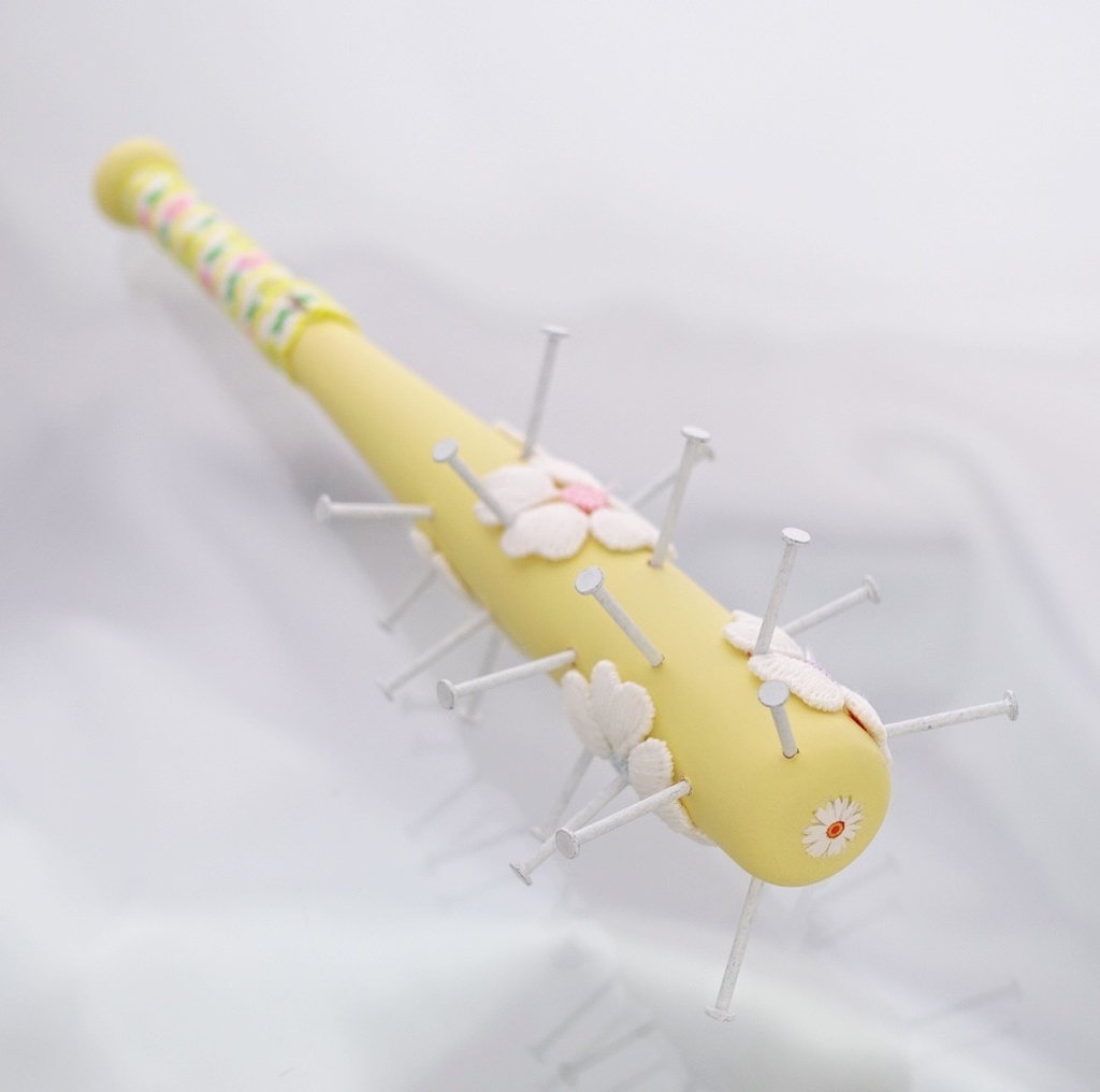 18cm・フローラル釘バット