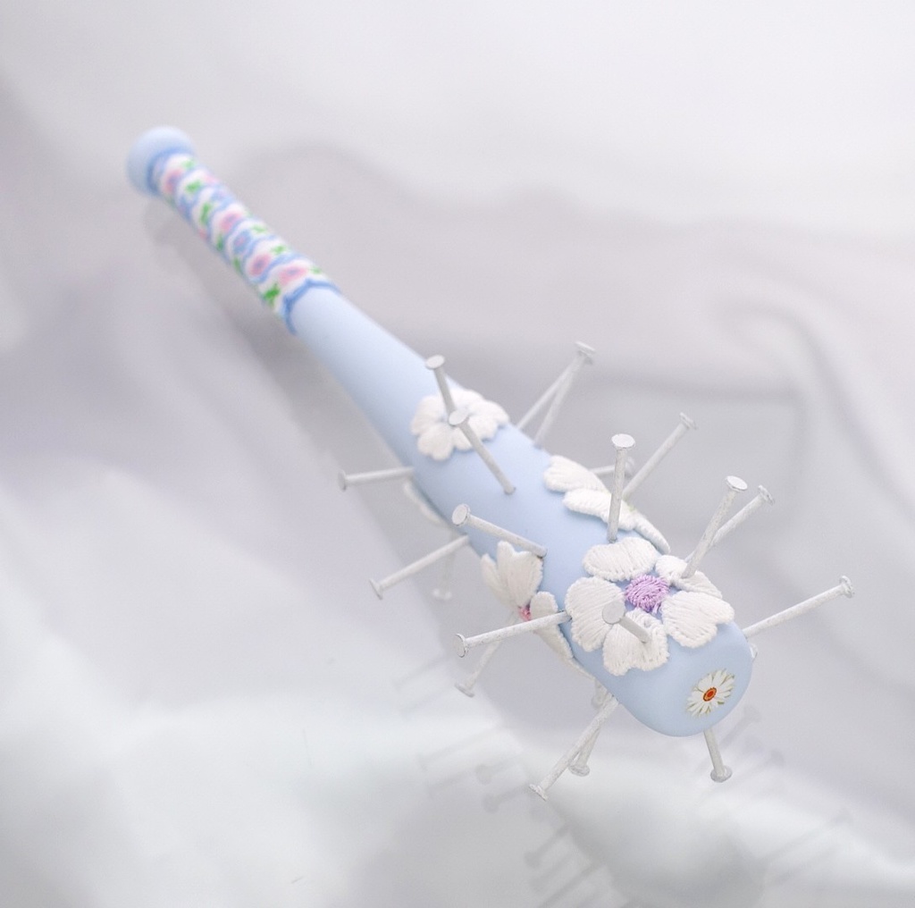 18cm・フローラル釘バット