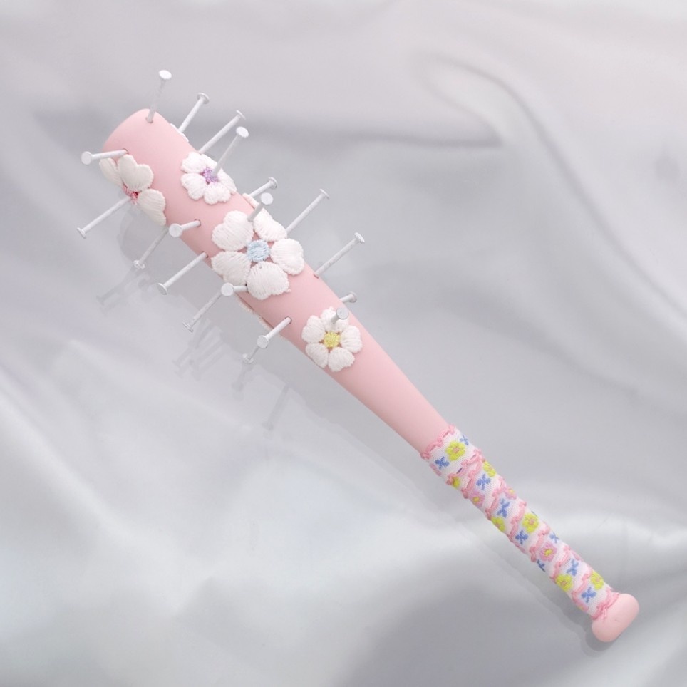 18cm・フローラル釘バット