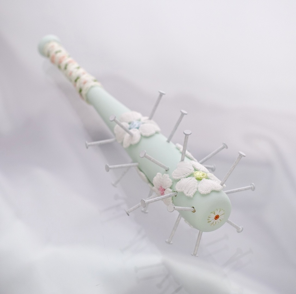 18cm・フローラル釘バット