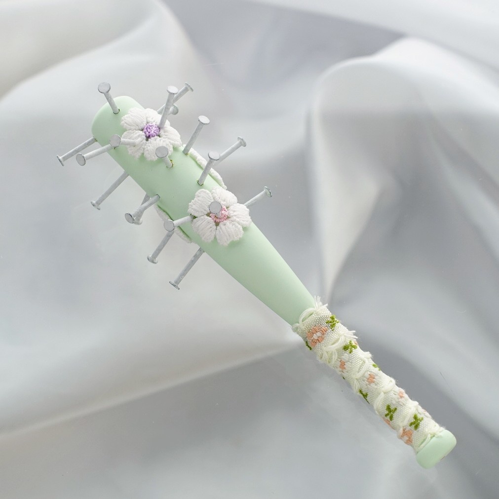 12cm・フローラル釘バット