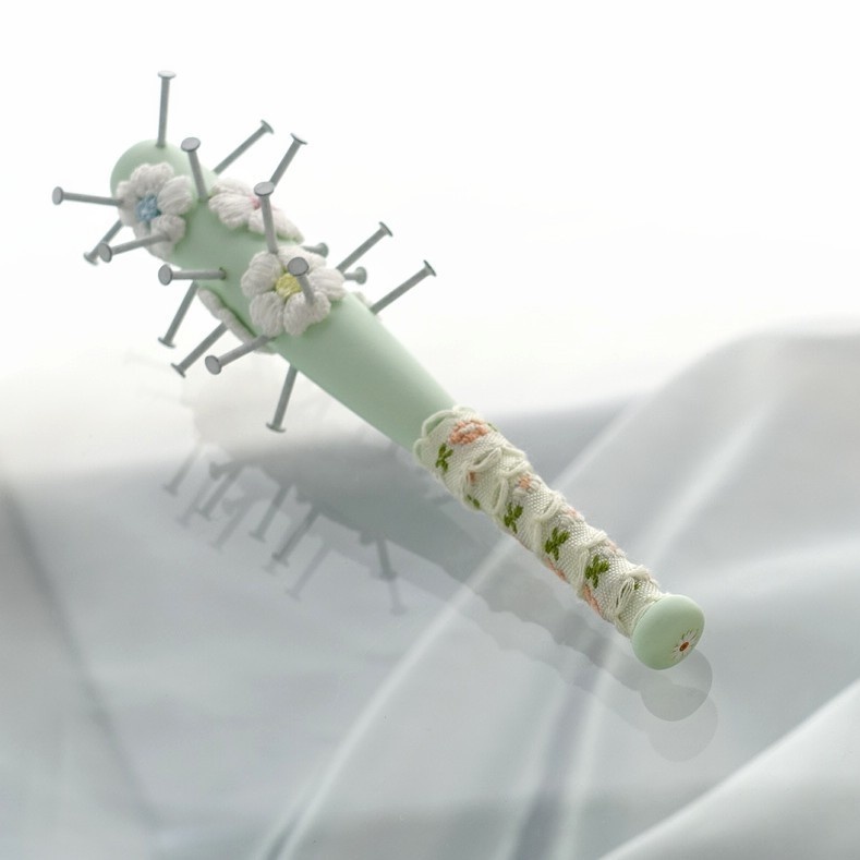 12cm・フローラル釘バット