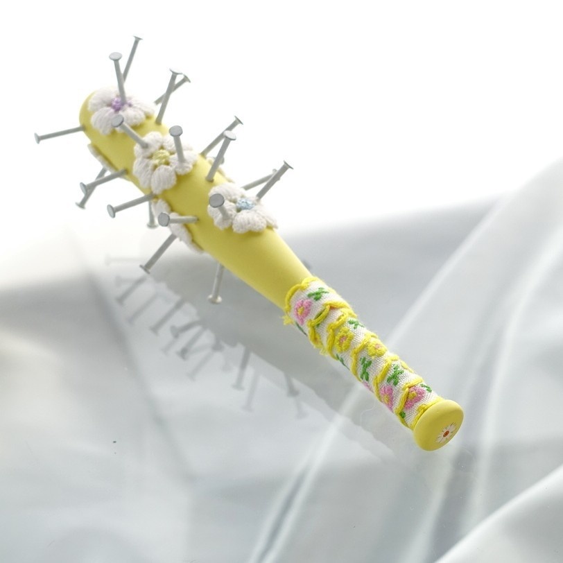 12cm・フローラル釘バット