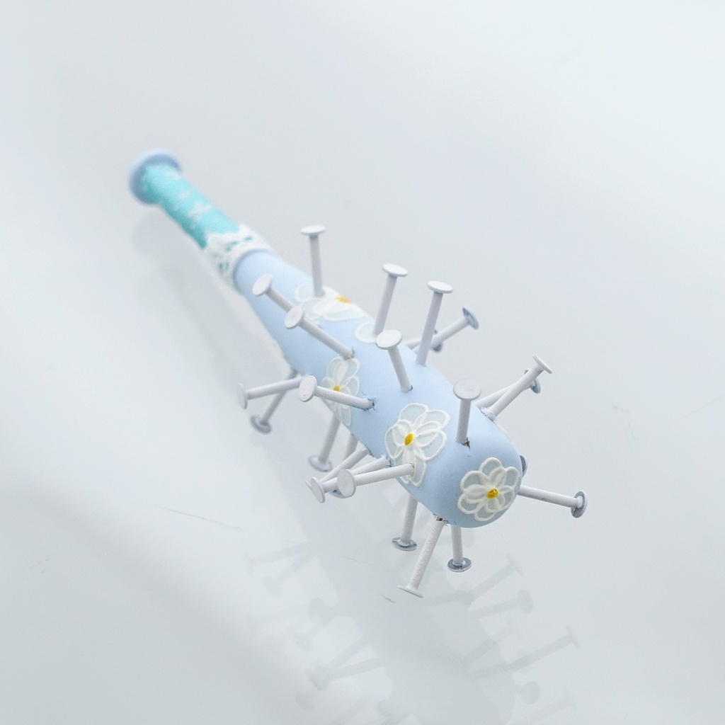 7cm・フローラル釘バット