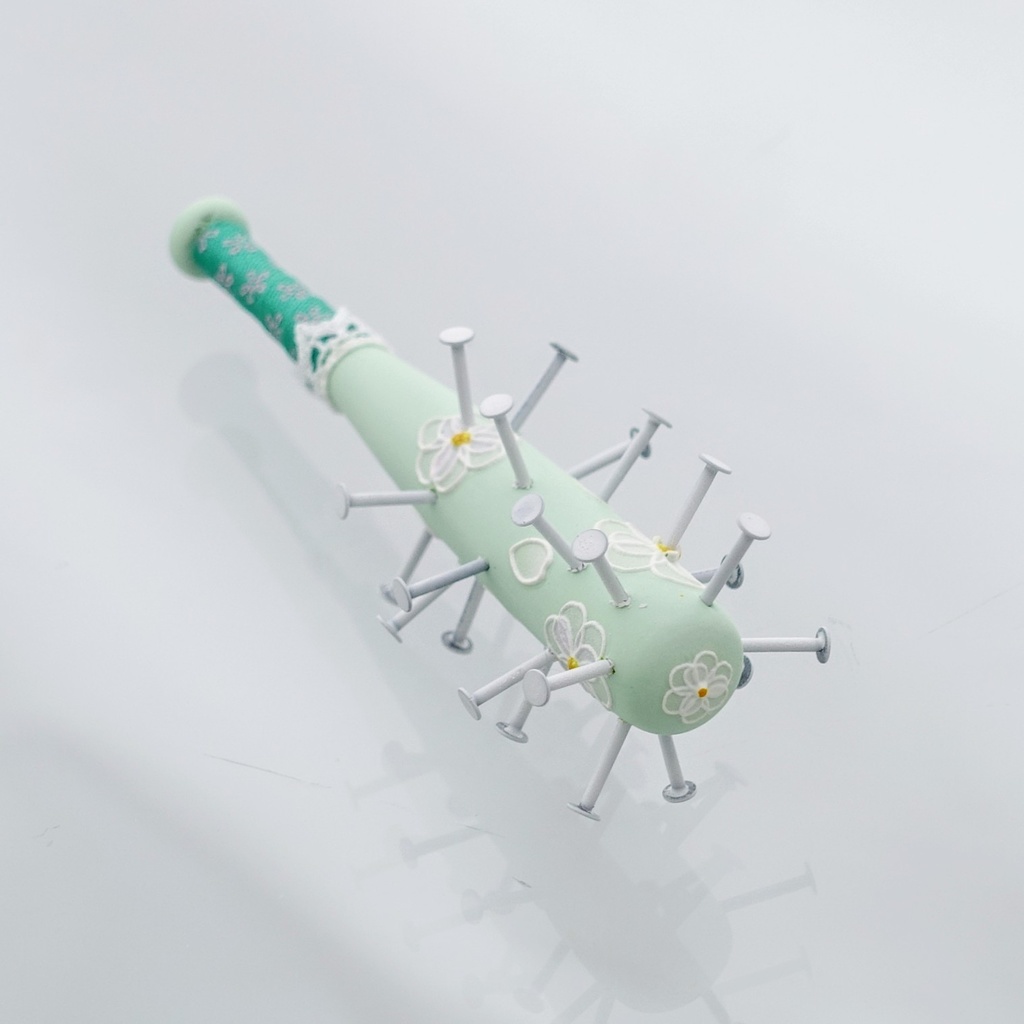 7cm・フローラル釘バット