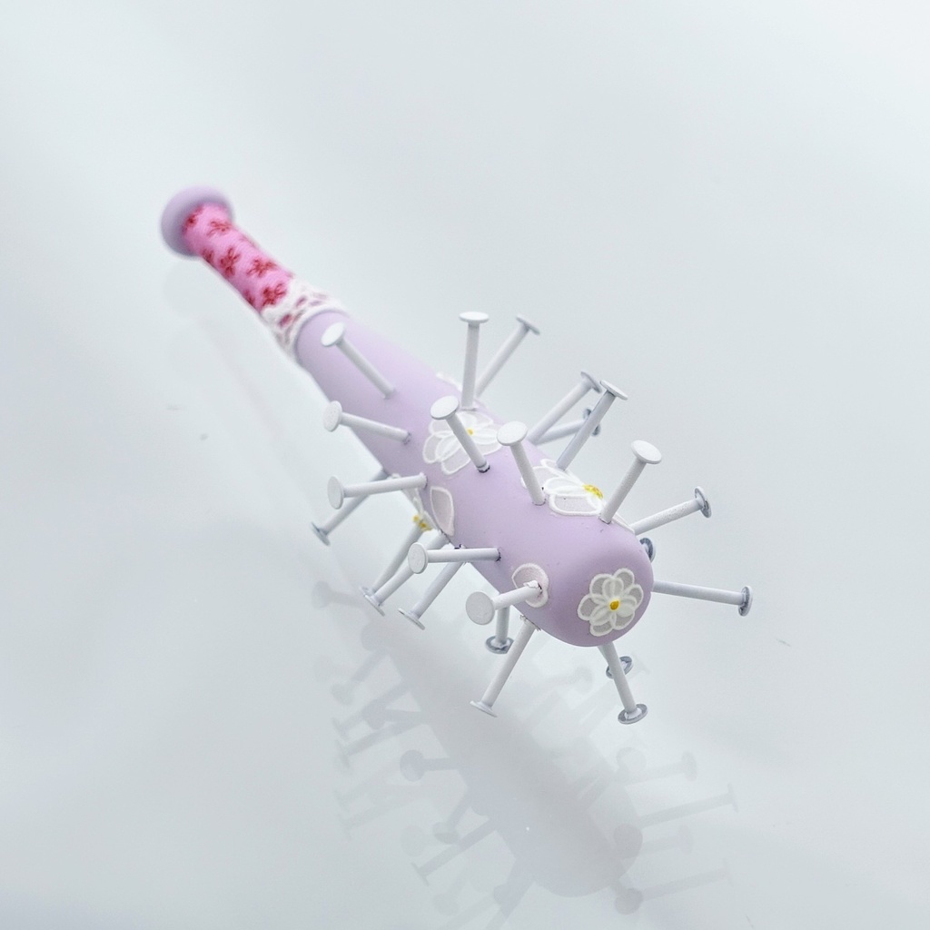 7cm・フローラル釘バット