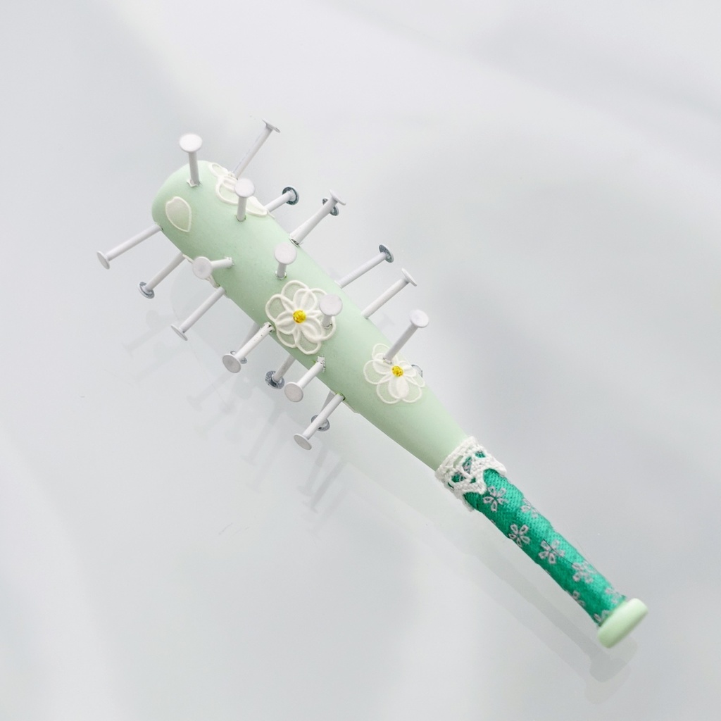 7cm・フローラル釘バット