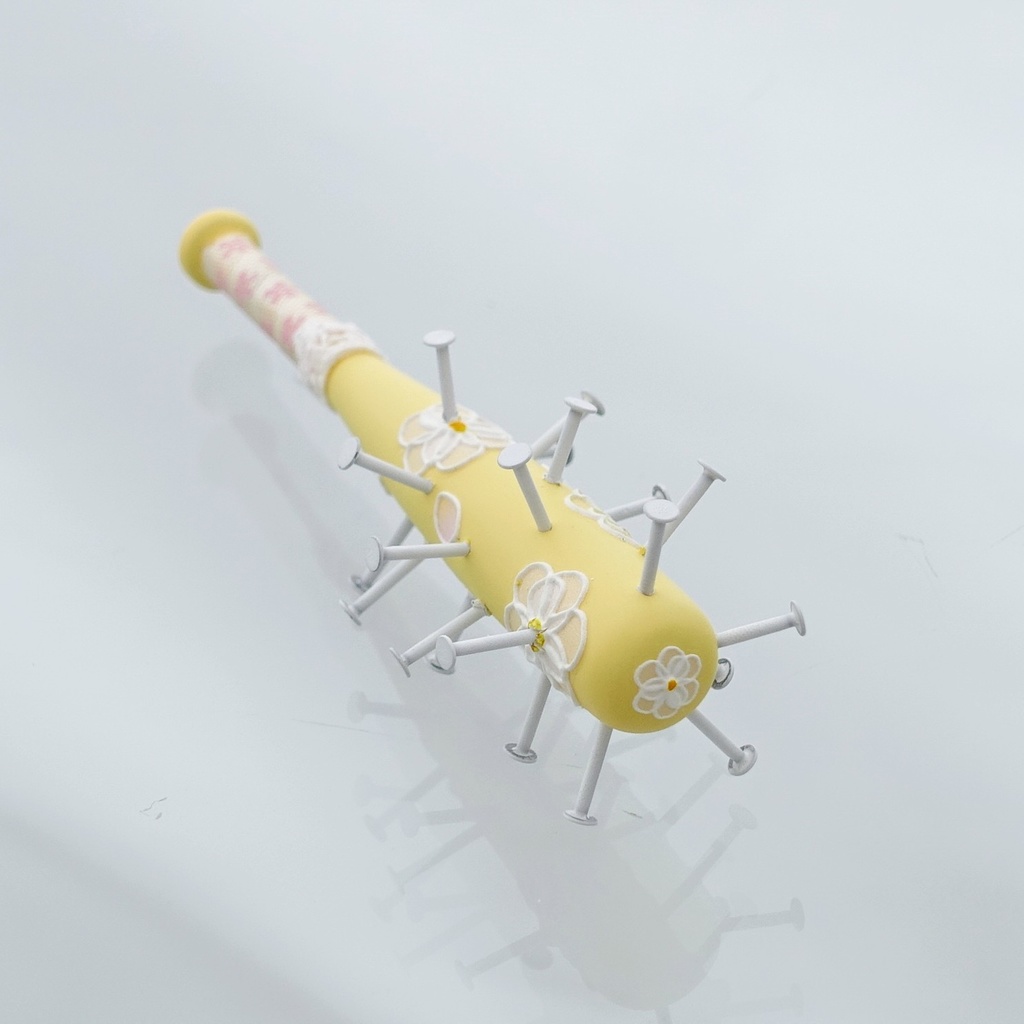 7cm・フローラル釘バット