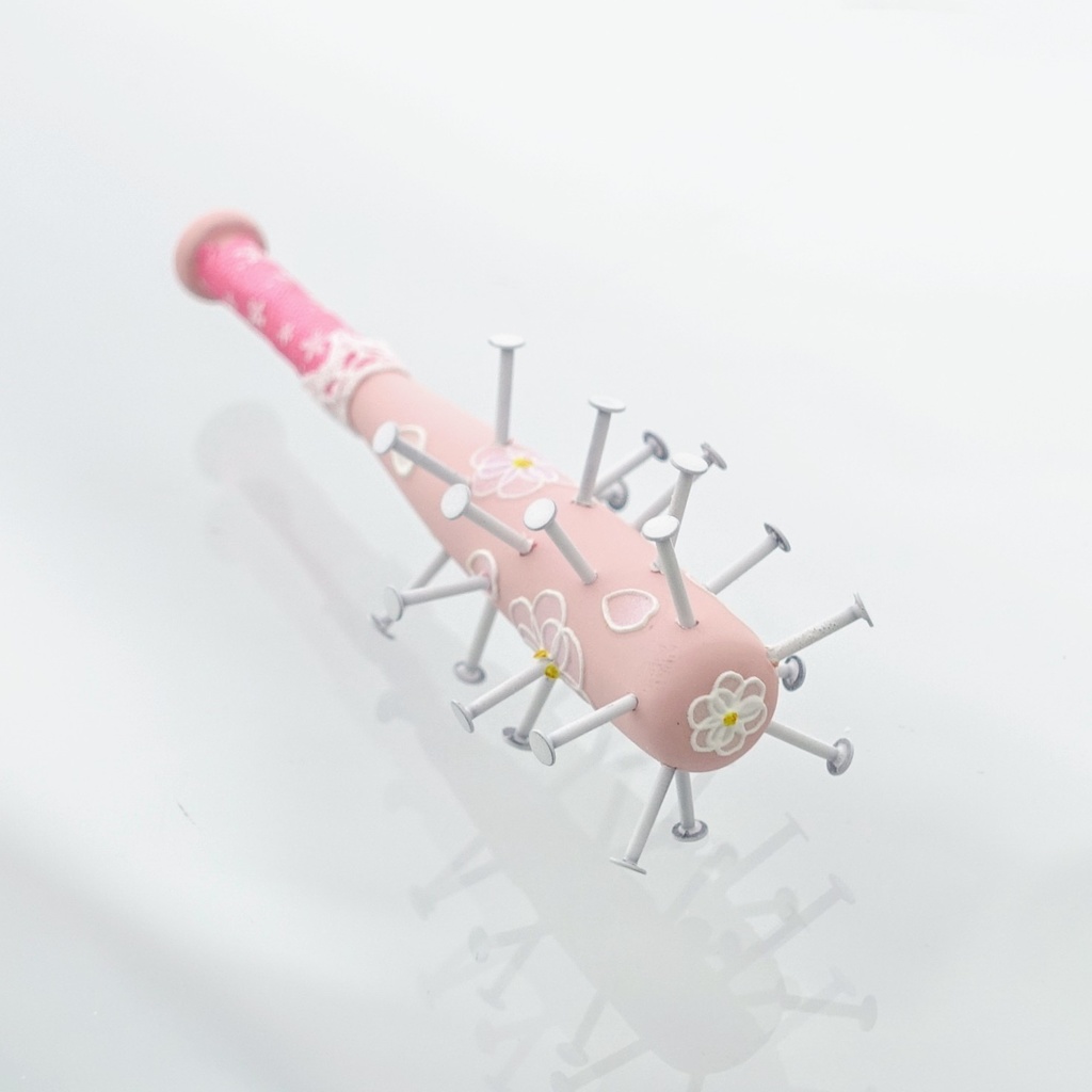 7cm・フローラル釘バット