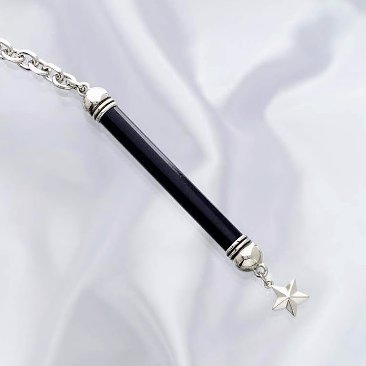 Φ3.5cm・シャイニーモーニングスター・長鎖 短柄