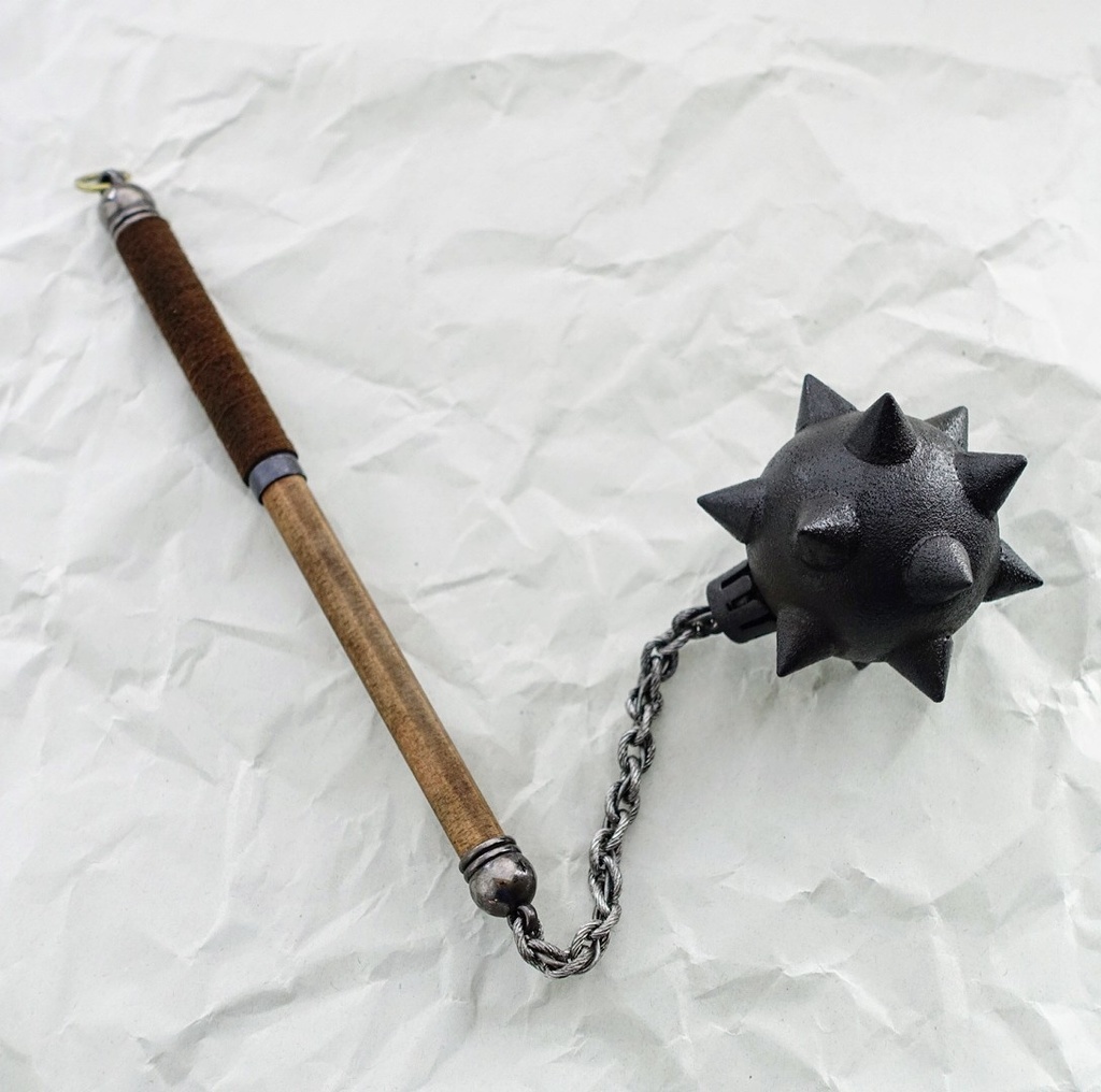 Φ4cm・モーニングスター・短鎖 長柄(ワイヤー入り)