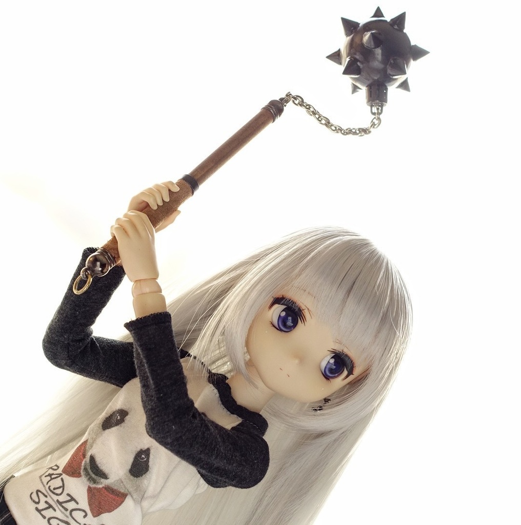 Φ4cm・モーニングスター・短鎖 長柄(ワイヤー入り)