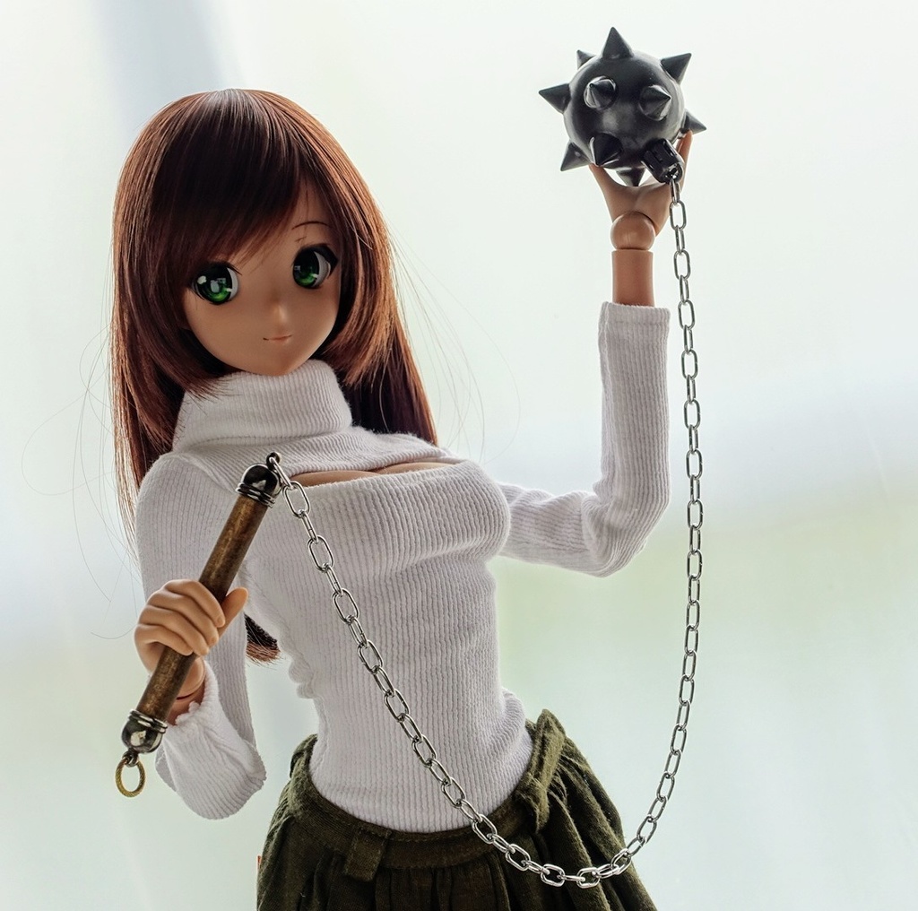 Φ4cm・モーニングスター・長鎖 短柄