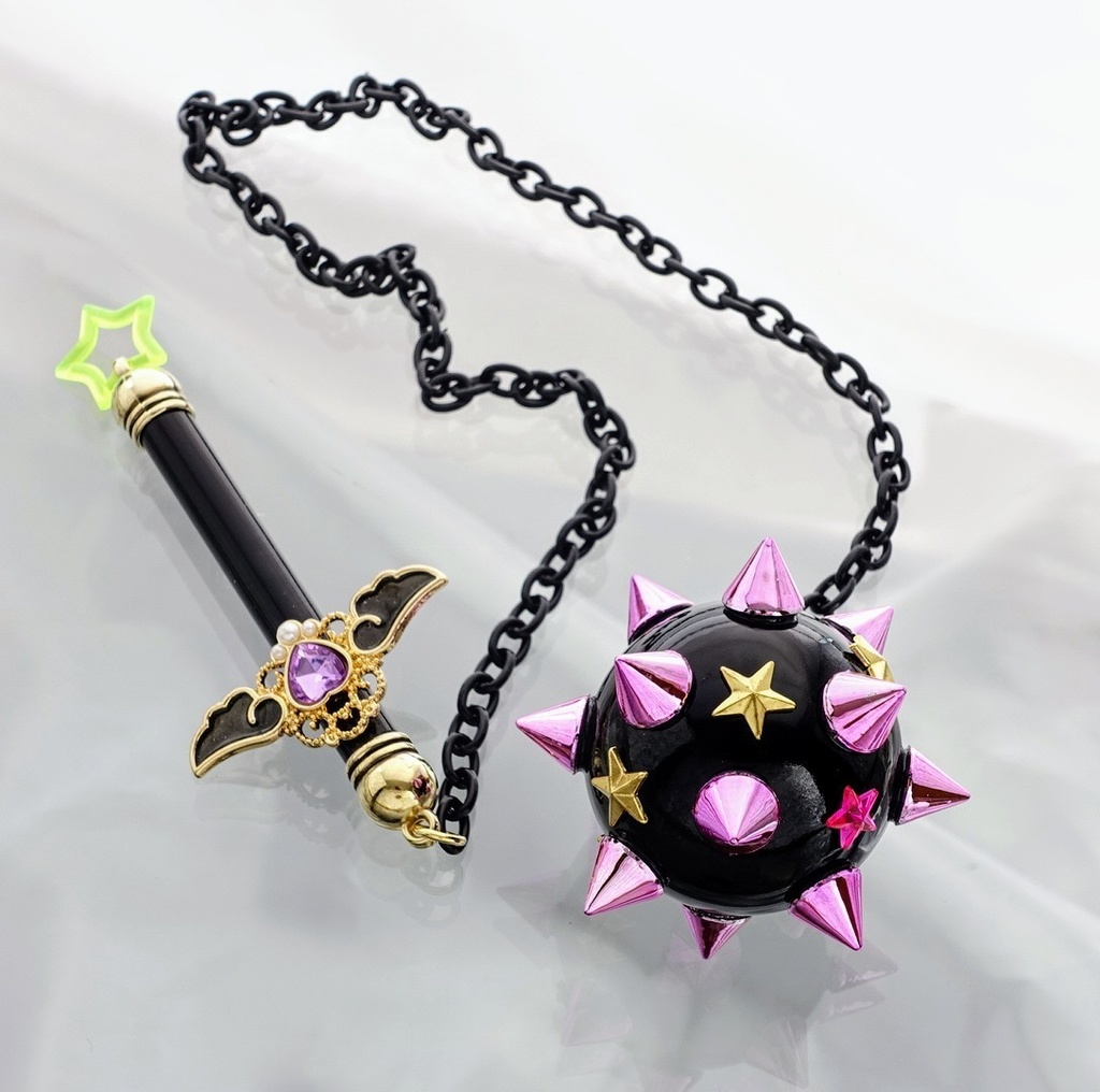 Φ4cm・魔女っ子モーニングスター(闇)