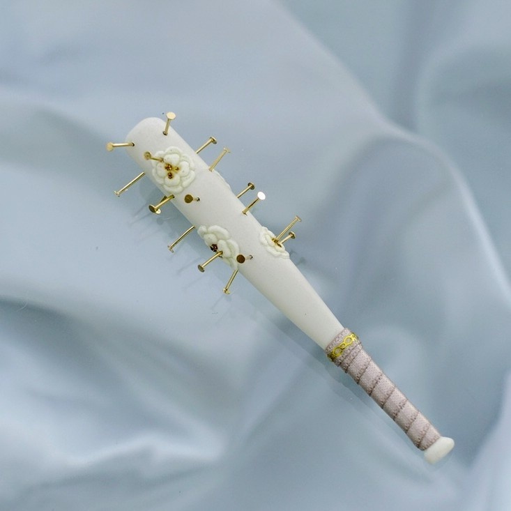 7cm・大人のフローラル釘バット