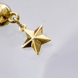 Φ3.5cm・シャイニーモーニングスター・長鎖 短柄