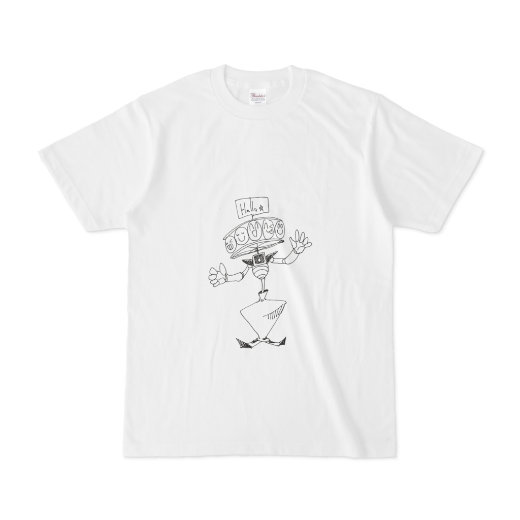 エガオ :-)  Ｔシャツ 白