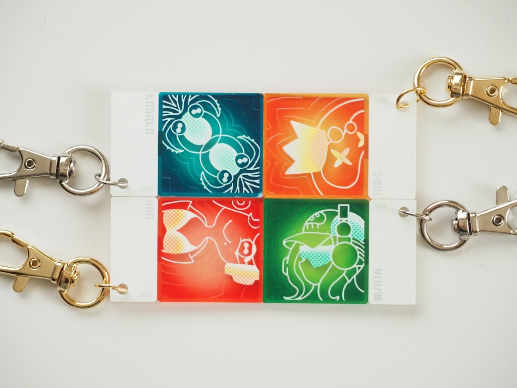 カラーチップ風アクキー(イイダ)