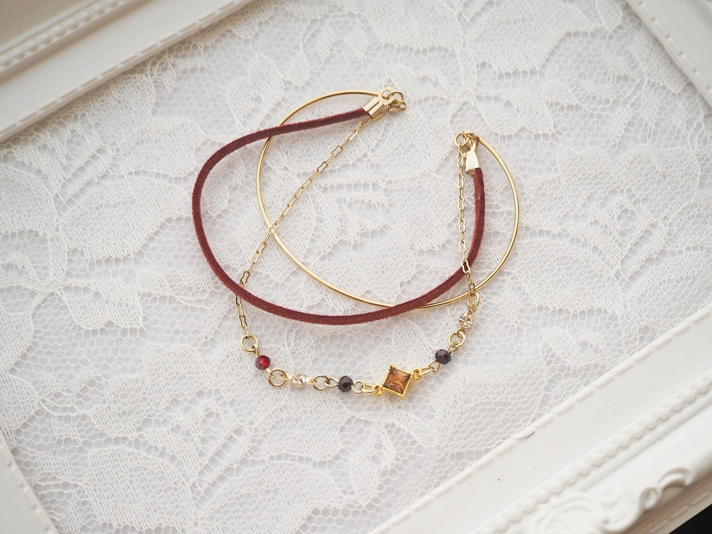 ＭａＭイメージ三連ブレスレット