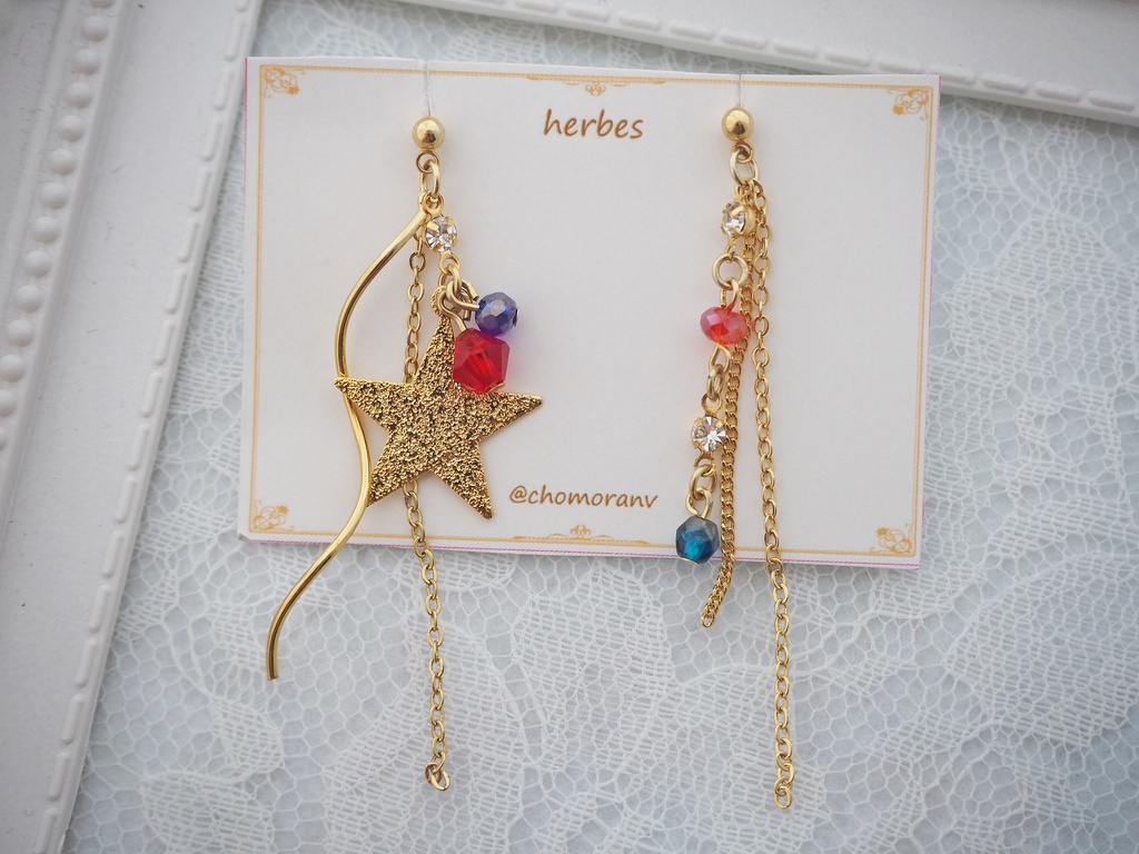 Trickstarイメージウェーブのロングピアス(イヤリング)