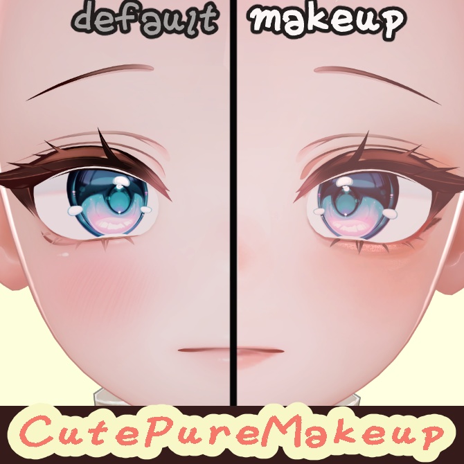 【Mayo/まよ用】QutePureMakeupTexture