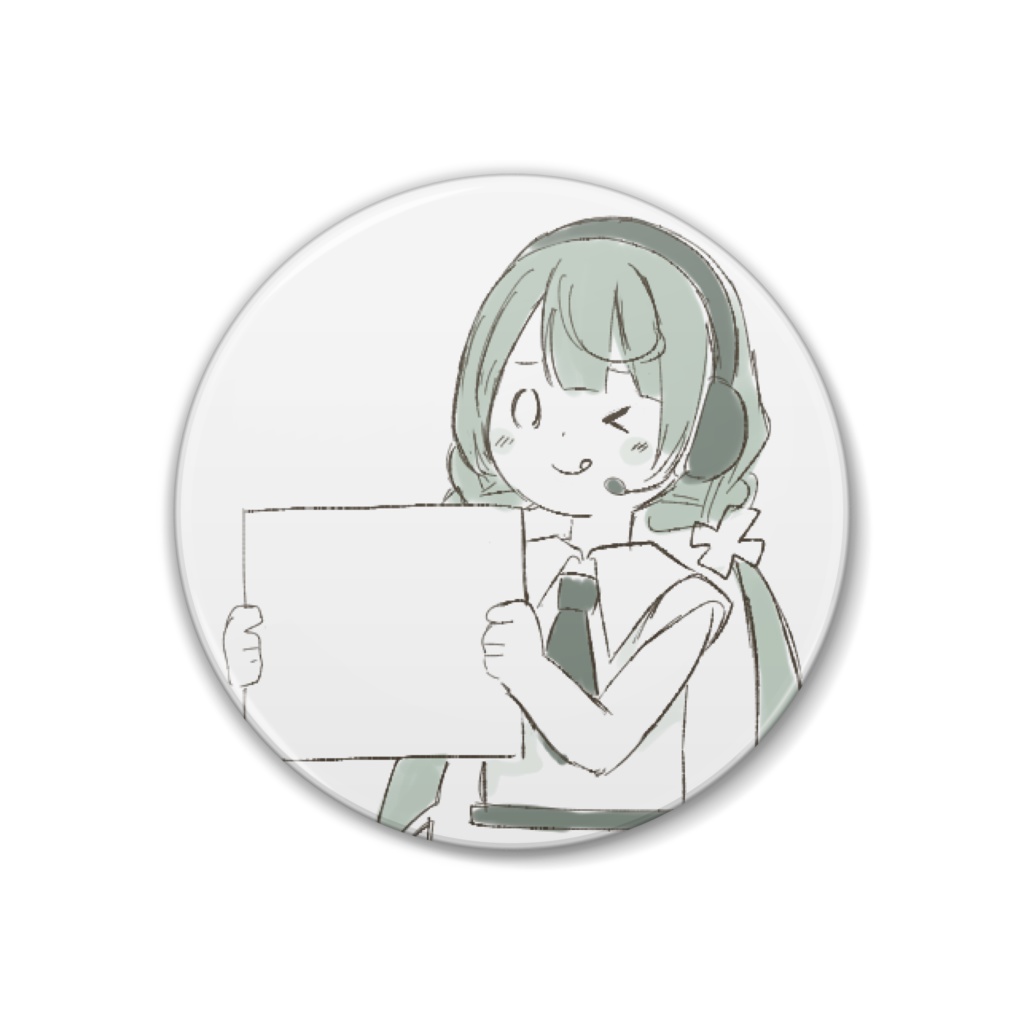 える娘 / 缶バッジ小