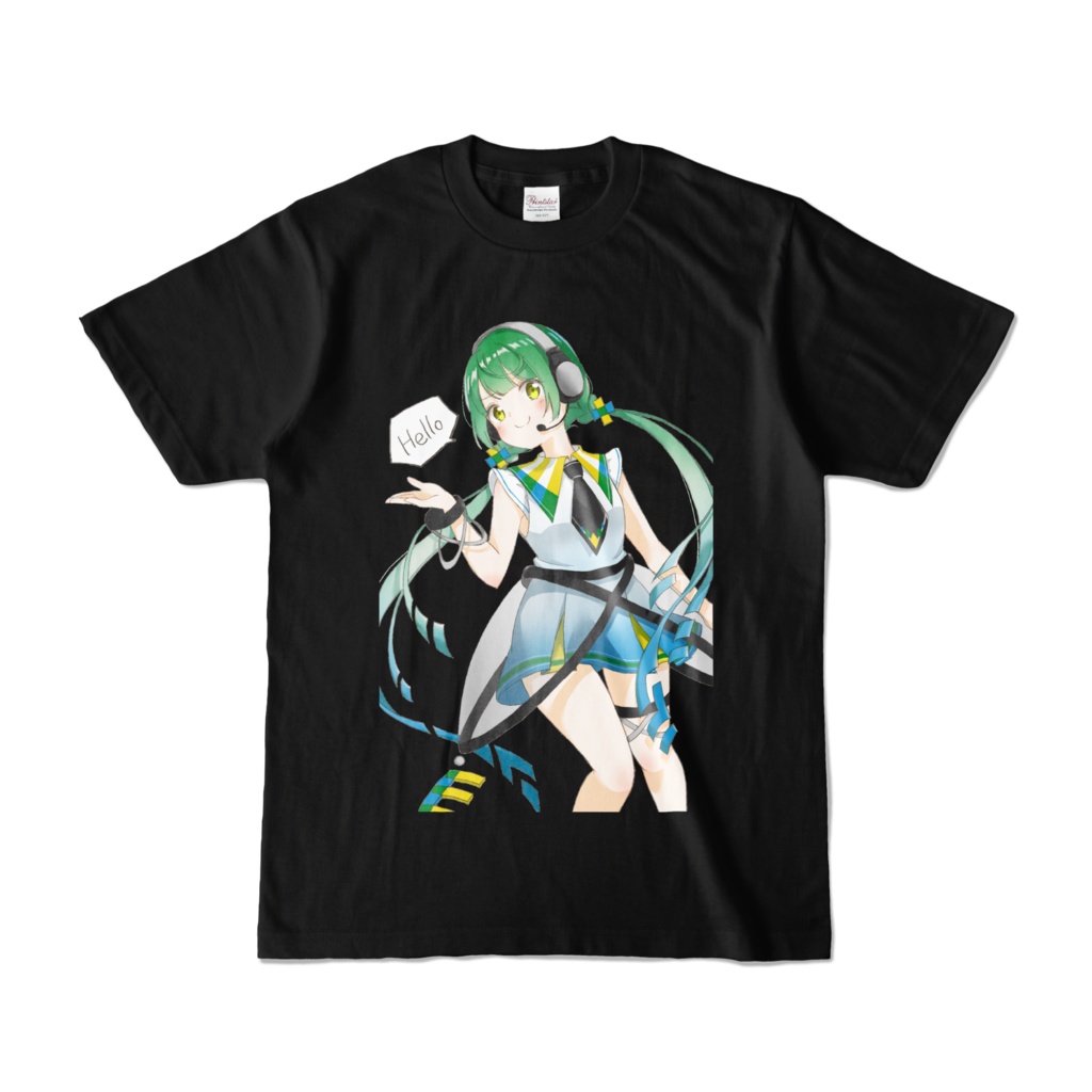 える娘 / Tシャツ黒 / 改