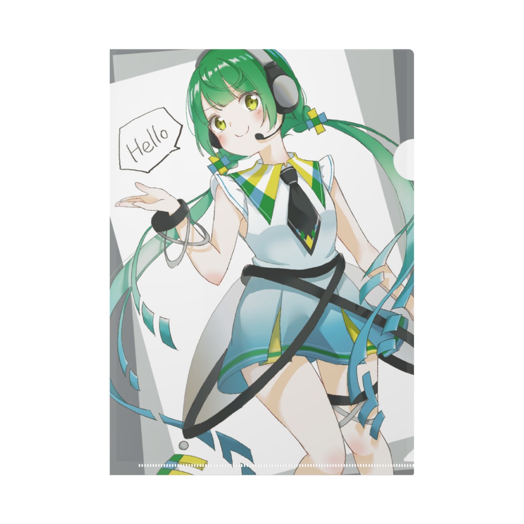 える娘 / クリアファイル / 改