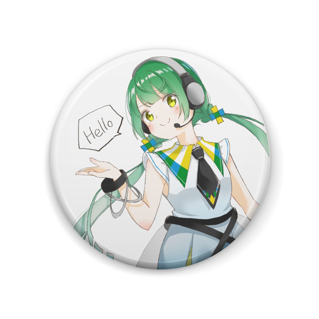 える娘 / 缶バッジ / 改