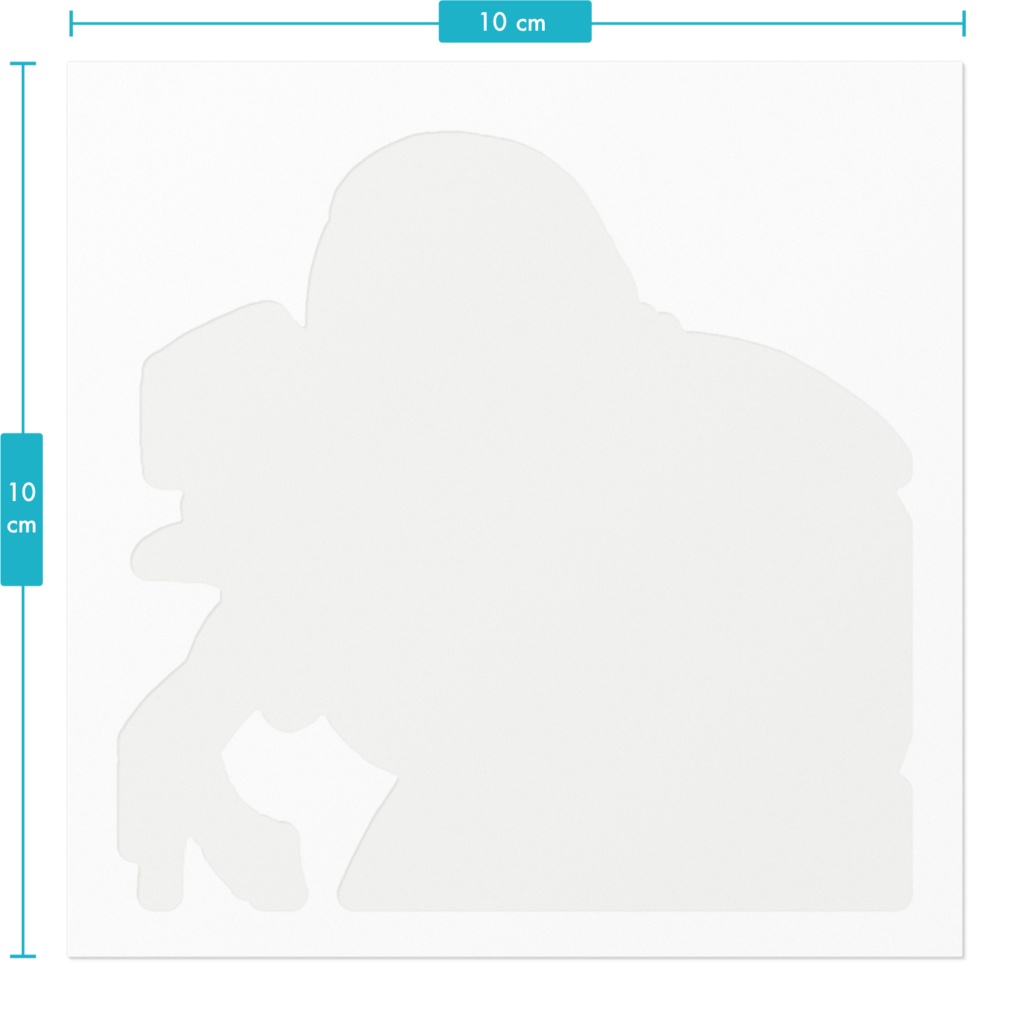 える娘 / ステッカー / 改