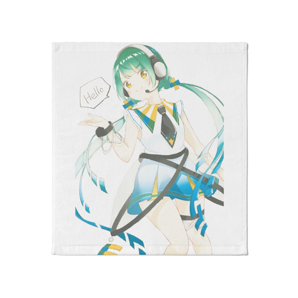 える娘 / タオル / 改
