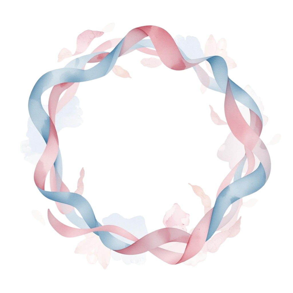 【ゆめかわリボン】シャボン玉風クリップアート - 10点セット(PNG背景透過)