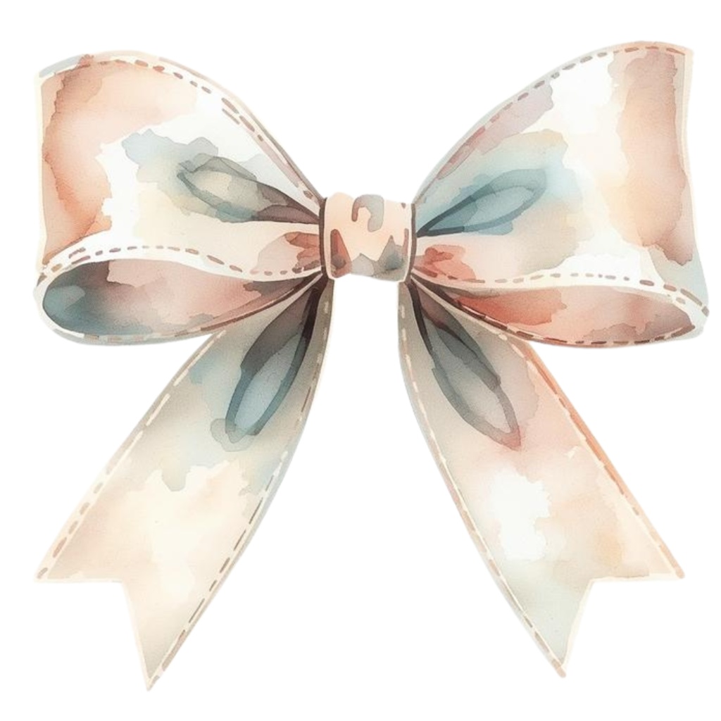 【ゆめかわリボン】シャボン玉風クリップアート - 10点セット(PNG背景透過)