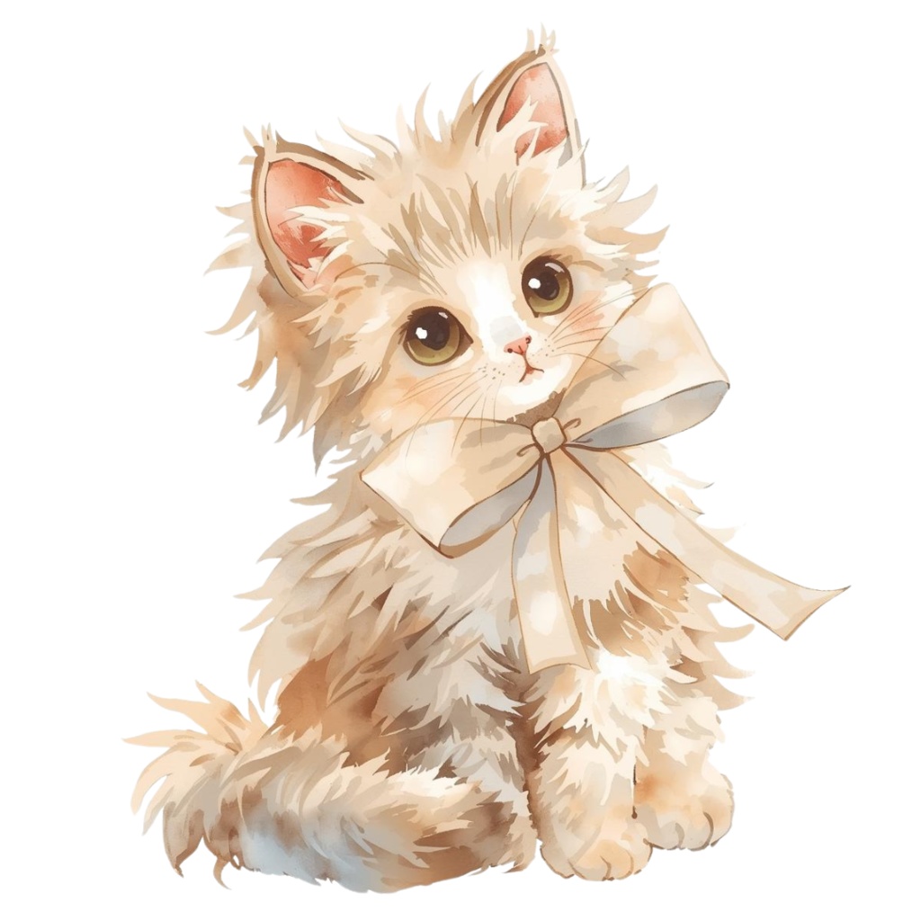 【可愛い小動物】テディベア風クリップアート - 13点セット(PNG背景透過)