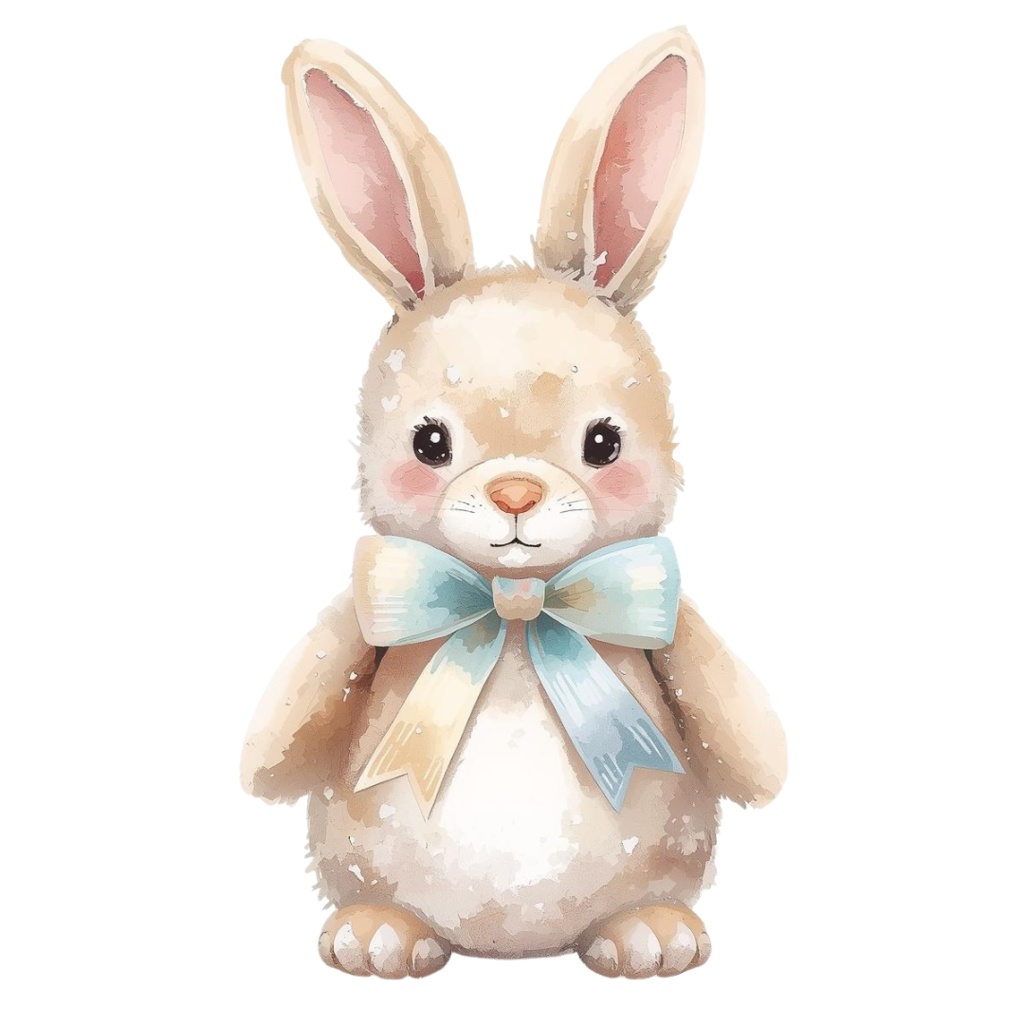 【可愛い小動物】テディベア風クリップアート - 13点セット(PNG背景透過)