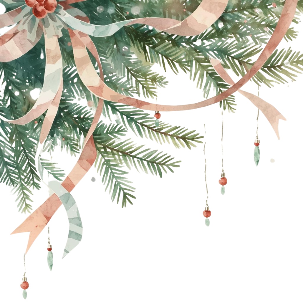 【クリスマス小物】クリップアート - 13点セット(PNG背景透過)