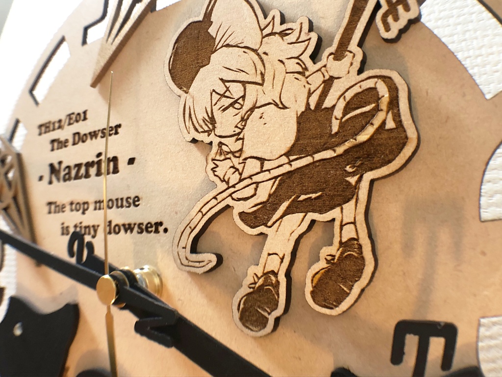 木製掛け時計【ナズーリン】