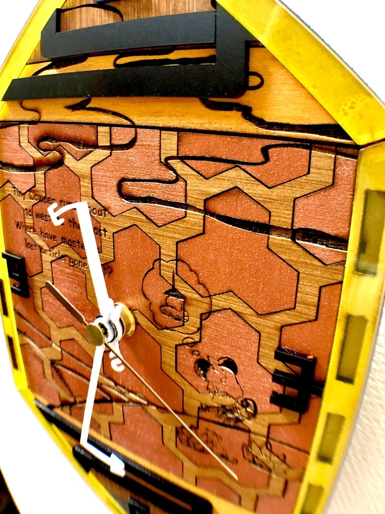 木製振り子時計【ナズーリン】ミックスウッド