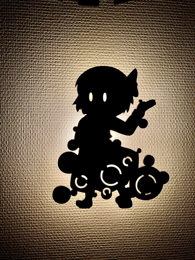 木製ウォールランプ【ルーミア】