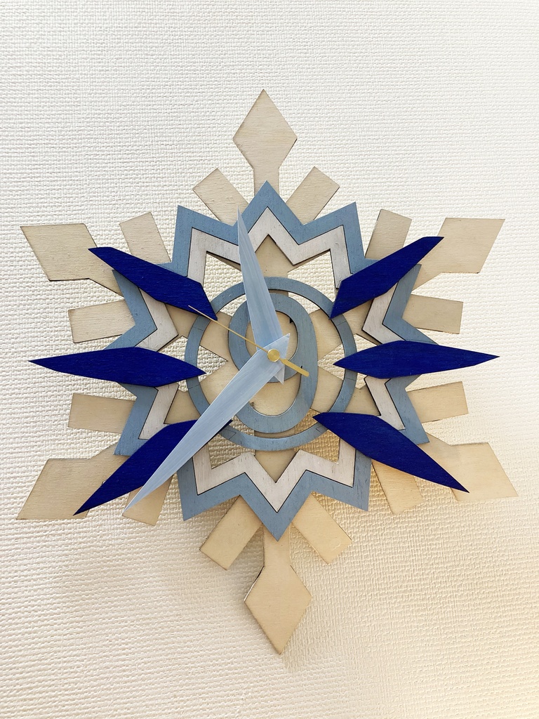 木製掛け時計【超特大・チルノ】