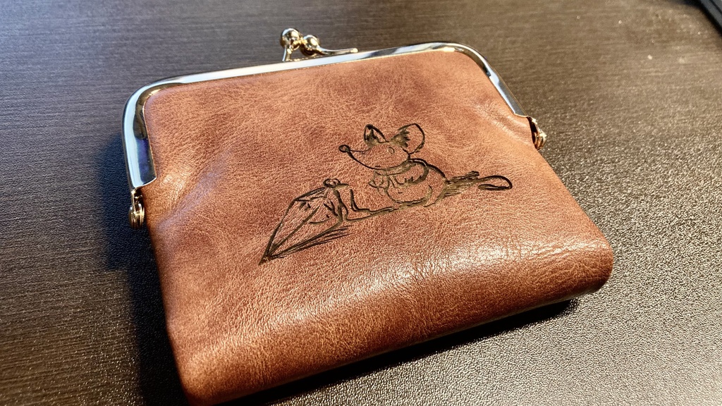 二つ折りがま口財布【ナズーリン】