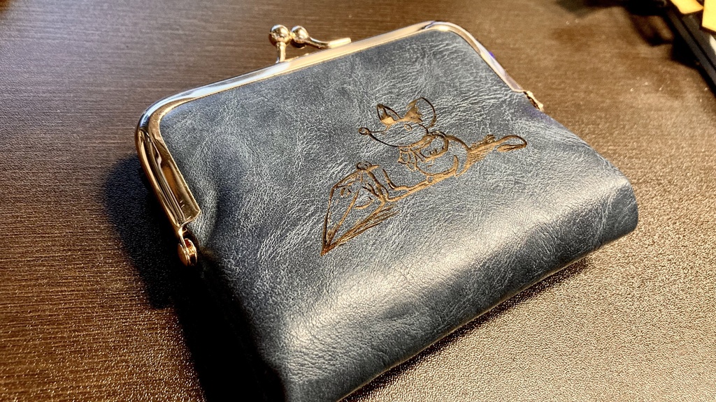 二つ折りがま口財布【ナズーリン】