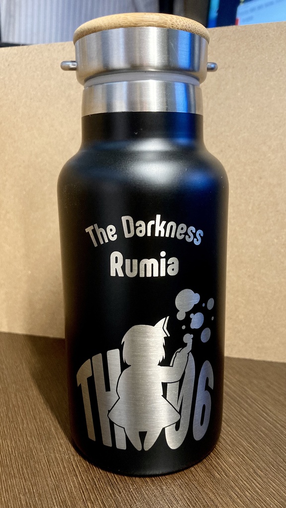 バンブーキャップ付ステンレスボトル【シルエット】