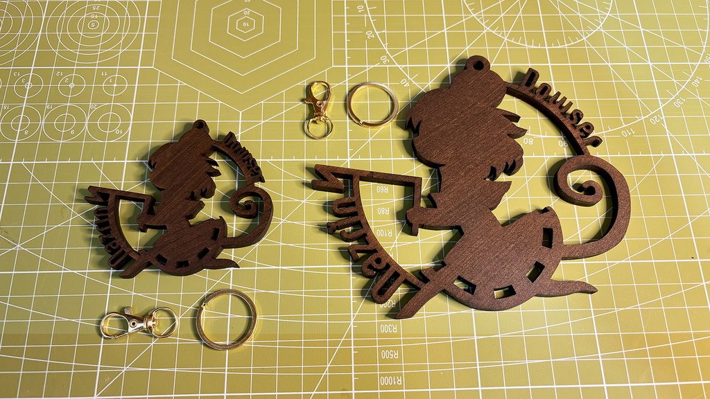 木製キーホルダー【ナズーリン】