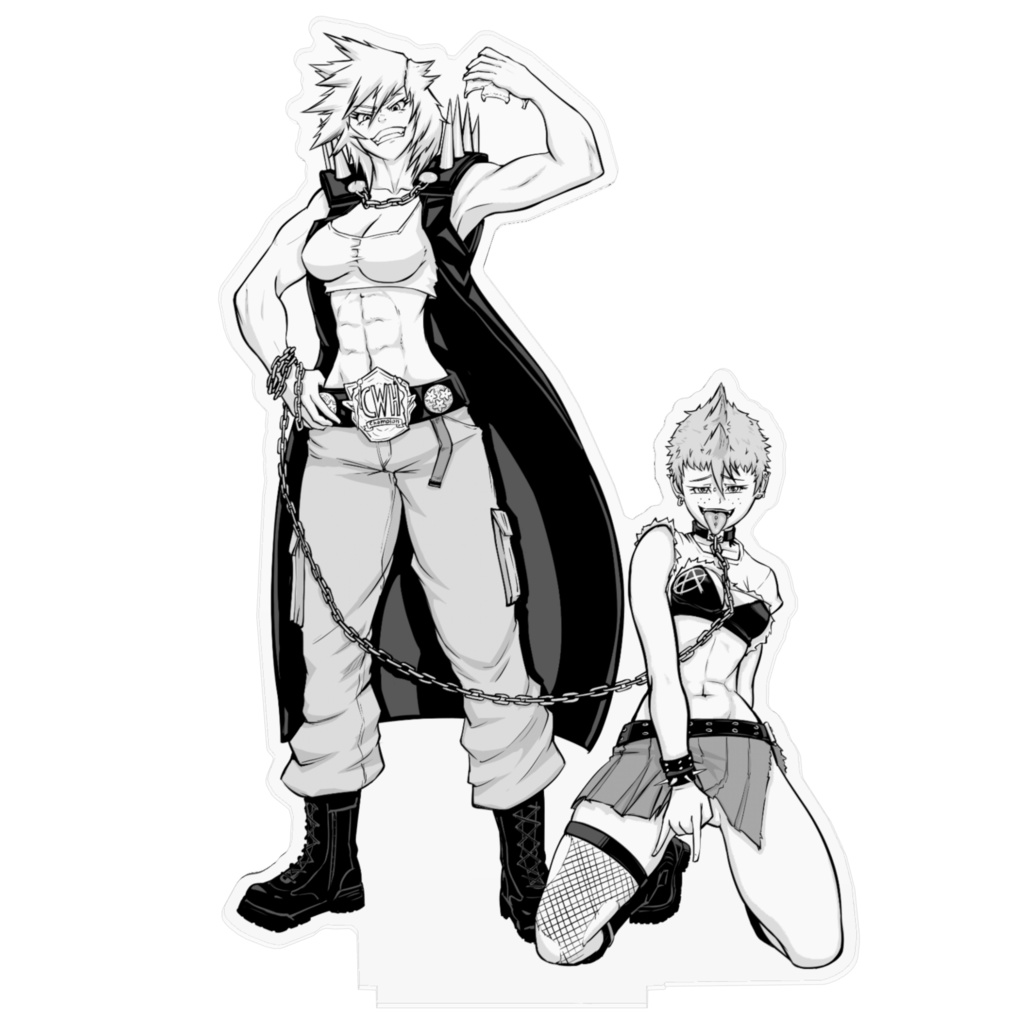 『プロプロレス』クラッシン・アナーキー アクリルフィギュア 160㎜